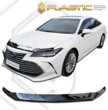 2 099 р. Дефлектор капота CA-Plastic Toyota Avalon XX50 (2018-2023) (серия Classic черный)  с доставкой в г. Тольятти. Увеличить фотографию 2