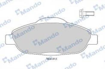 Колодки тормозные передние (4шт.) MANDO Peugeot 308 T9 хэтчбек 5 дв. рестайлинг (2017-2022)