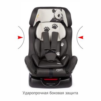 8 449 р. Автокресло детское 0-25кг (0+/I-II, 0-7лет) Диона SIGER Peugeot Partner M49/M59 рестайлинг (2002-2008) (серо-бежевое панда)  с доставкой в г. Тольятти. Увеличить фотографию 1