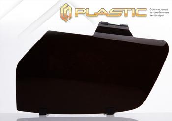 2 199 р. Защита фар CA-Plastic  Ford Kuga  1 (2008-2013) (серия Classic черный)  с доставкой в г. Тольятти. Увеличить фотографию 2