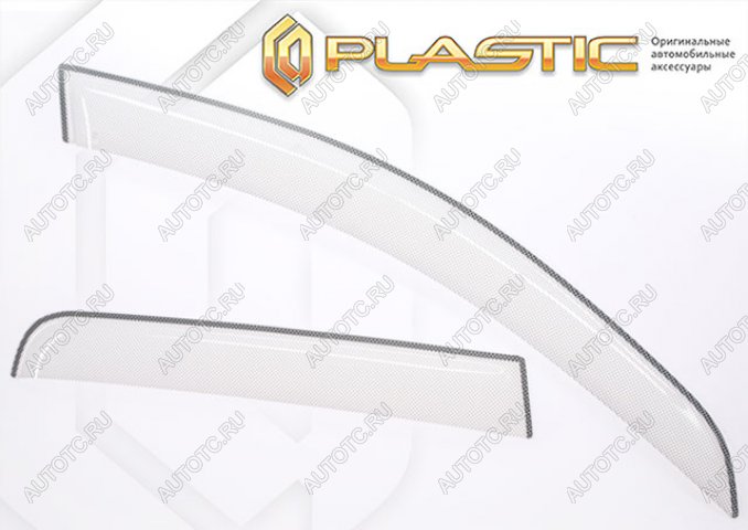 2 369 р. Дефлектора окон CA-Plastic  Kaiyi X3 Pro (2023-2025) (серия Шелкография белая, без хром. молдинга )  с доставкой в г. Тольятти