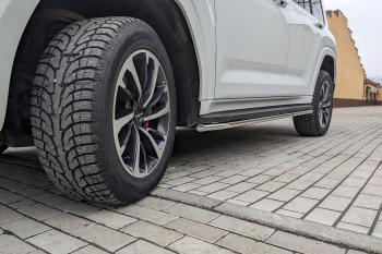 13 999 р. Защита порогов PT GROUP с окантовкой Ø38мм (НПС) HAVAL H9 2024- Haval H9 (2024-2025)  с доставкой в г. Тольятти. Увеличить фотографию 2