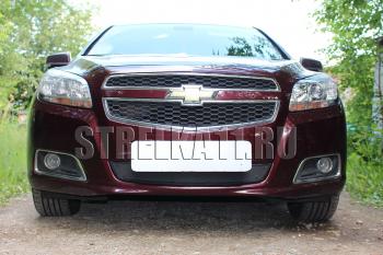 Зимняя заглушка решетки радиатора Стрелка11 Chevrolet Malibu 8 (2013-2015) ()