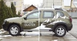 8 749 р. Накладки на колёсные арки RA Renault Duster HS рестайлинг (2015-2021) (Неокрашенные)  с доставкой в г. Тольятти. Увеличить фотографию 2