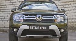 1 139 р. Защитная сетка решетки радиатора РА Renault Duster HS рестайлинг (2015-2021)  с доставкой в г. Тольятти. Увеличить фотографию 2