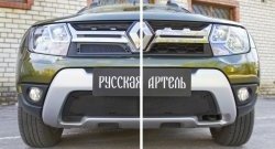 1 139 р. Защитная сетка решетки радиатора РА Renault Duster HS рестайлинг (2015-2021)  с доставкой в г. Тольятти. Увеличить фотографию 4