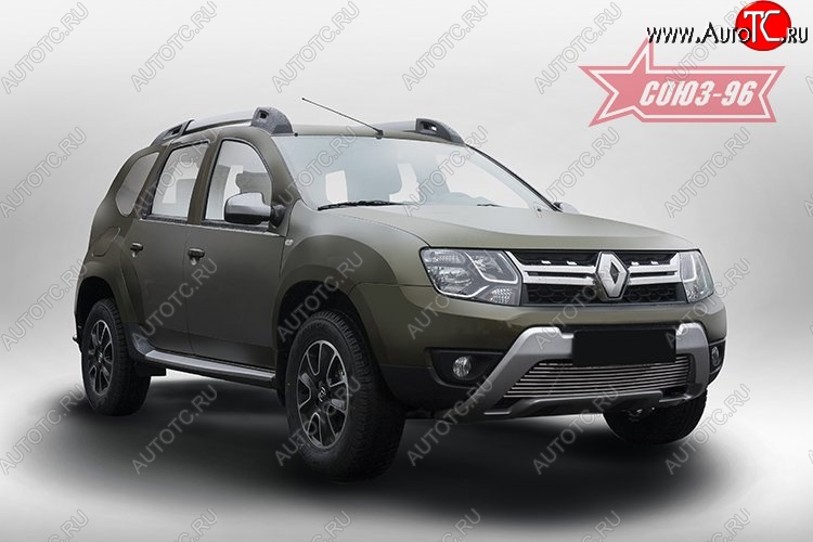 5 669 р. Декоративный элемент воздухозаборника Souz-96 (d10) Renault Duster HS рестайлинг (2015-2021)  с доставкой в г. Тольятти