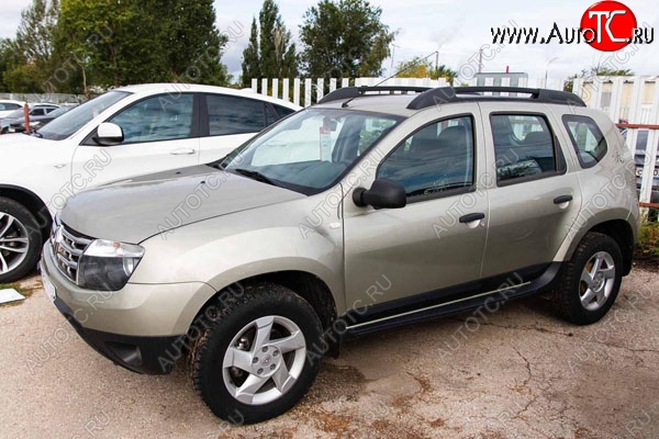 4 649 р. Молдинги дверей Артформ Renault Duster HS дорестайлинг (2010-2015)  с доставкой в г. Тольятти