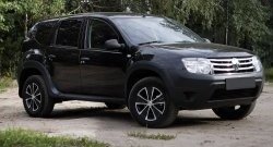 8 599 р. Накладки арок RA (комплект) Renault Duster HS дорестайлинг (2010-2015) (Поверхность шагрень)  с доставкой в г. Тольятти. Увеличить фотографию 2