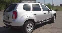 3 999 р. Накладки на двери Petroil Tuning Renault Duster HS дорестайлинг (2010-2015) (Тисненый пластик)  с доставкой в г. Тольятти. Увеличить фотографию 2