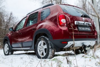 7 999 р. Диффузор заднего бампера RA  Renault Duster  HS (2010-2015) дорестайлинг  с доставкой в г. Тольятти. Увеличить фотографию 1