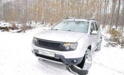 4 599 р. Решётка радиатора DM-Style Renault Duster HS дорестайлинг (2010-2015) (Без сетки, Неокрашенная глянец (под окраску))  с доставкой в г. Тольятти. Увеличить фотографию 4