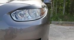 1 099 р. Реснички RA на фары дорестайлинг Renault Fluence дорестайлинг (2010-2012) (Неокрашенные)  с доставкой в г. Тольятти. Увеличить фотографию 3