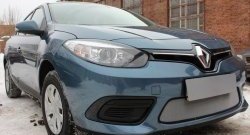 1 539 р. Сетка на бампер Russtal (хром) Renault Fluence дорестайлинг (2010-2012)  с доставкой в г. Тольятти. Увеличить фотографию 3