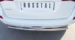 18 549 р. Защита заднего бампера (Ø75x42 мм, нержавейка) Russtal Renault Koleos Phase 1 (2007-2011)  с доставкой в г. Тольятти. Увеличить фотографию 4