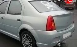 4 249 р. Пороги накладки Street Renault Logan 1 дорестайлинг (2004-2010) (Неокрашенные)  с доставкой в г. Тольятти. Увеличить фотографию 3