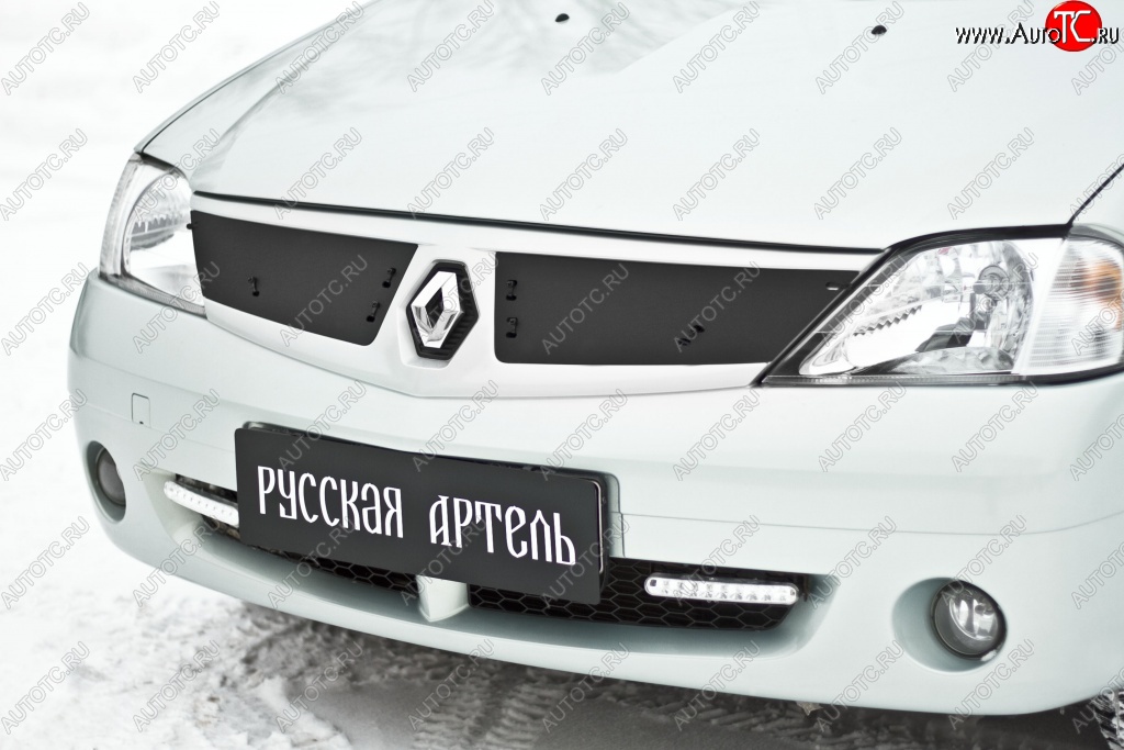 879 р. Зимняя заглушка решетки радиатора РА Renault Logan 1 дорестайлинг (2004-2010)  с доставкой в г. Тольятти