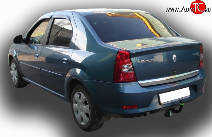 5 899 р. Фаркоп Лидер Плюс Renault Logan 1 дорестайлинг (2004-2010) (Без электропакета)  с доставкой в г. Тольятти