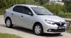 2 099 р. Защитная сетка в нижнюю часть бампера RA Renault Logan 2 дорестайлинг (2014-2018)  с доставкой в г. Тольятти. Увеличить фотографию 2