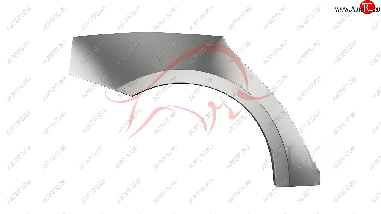 2 189 р. Правая задняя ремонтная арка (внешняя) Wisentbull Renault Logan 2 рестайлинг (2018-2025)  с доставкой в г. Тольятти