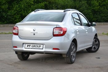 6 449 р. Рейлинги Petroil Tuning Комфорт Renault Logan 2 дорестайлинг (2014-2018) (Серебристый муар)  с доставкой в г. Тольятти. Увеличить фотографию 5