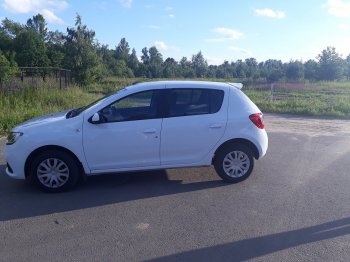 6 499 р. Спойлер INMAX Renault Sandero (B8) дорестайлинг (2014-2018) (неокрашенный)  с доставкой в г. Тольятти. Увеличить фотографию 5