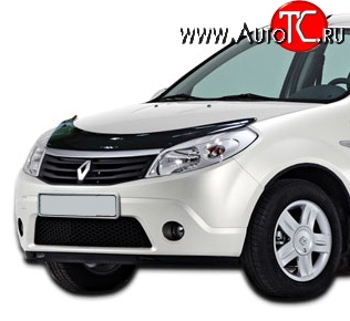 4 599 р. Дефлектор капота NovLine Renault Sandero (BS) (2009-2014)  с доставкой в г. Тольятти