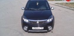 Высокая Накладка Kart на передний бампер Renault Sandero (BS) (2009-2014)