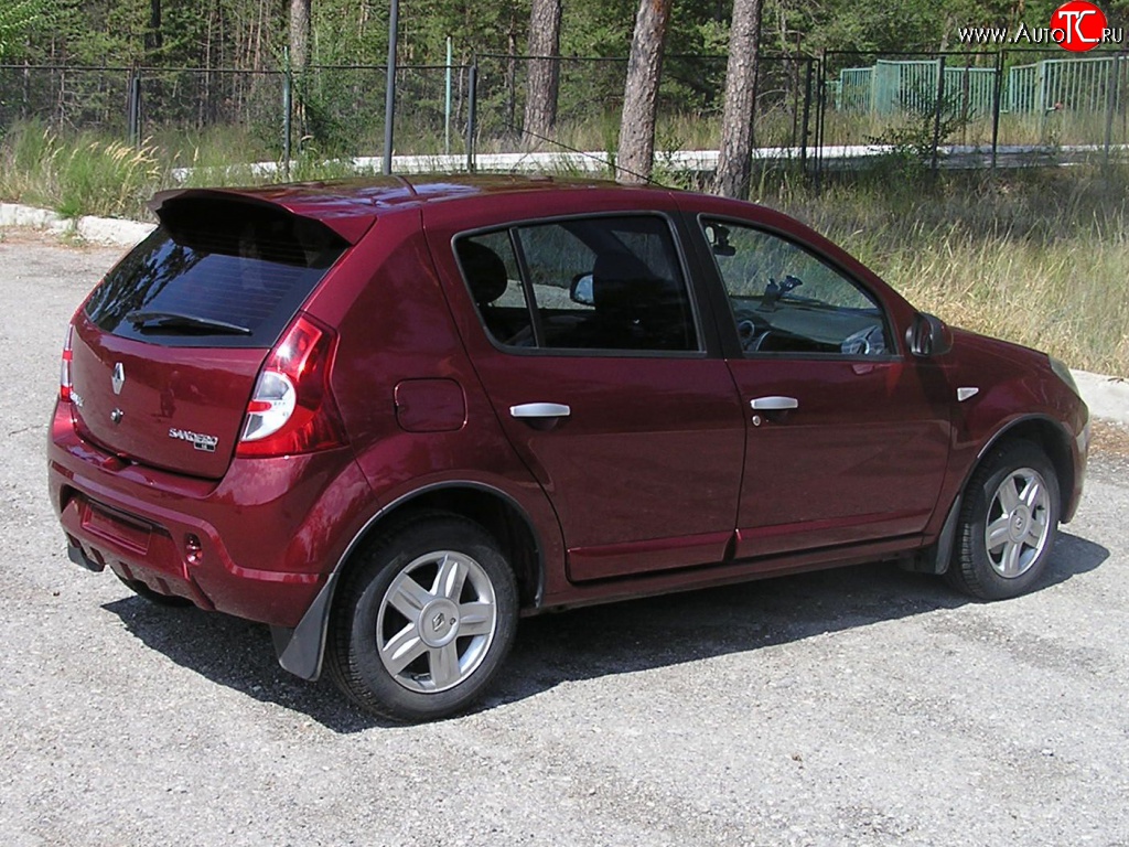 4 649 р. Спойлер Kart RS 2 Renault Sandero Stepway (BS) (2010-2014) (Неокрашенный)  с доставкой в г. Тольятти