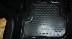 3 399 р. Коврики в салон Element 4 шт. (полиуретан) Seat Leon 1P хэтчбэк 5 дв. дорестайлинг (2005-2009)  с доставкой в г. Тольятти. Увеличить фотографию 3