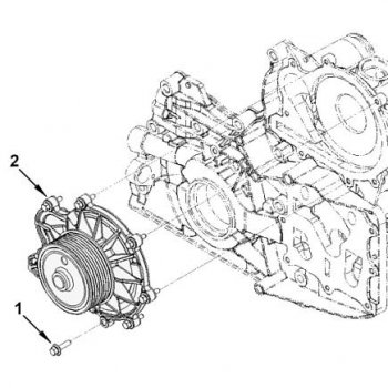 4 199 р. Насос водяной (Помпа) Cummins ISF 2.8  Foton Aumark (BJ10) (2010-2025) (HAFFEN)  с доставкой в г. Тольятти. Увеличить фотографию 5