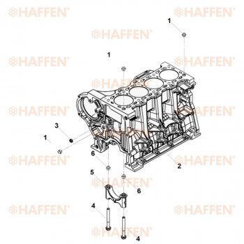 104 999 р. Блок цилиндров ISF 2.8 HAFFEN ГАЗ Соболь 2217 Бизнес автобус 2-ой рестайлинг автобус (2010-2025)  с доставкой в г. Тольятти. Увеличить фотографию 11