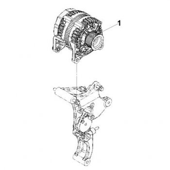 13 949 р. Генератор дв.Cummins ISF 2.8 (12V 120A) HAFFEN Foton Aumark (BJ10) (2010-2024) (под болт)  с доставкой в г. Тольятти. Увеличить фотографию 2