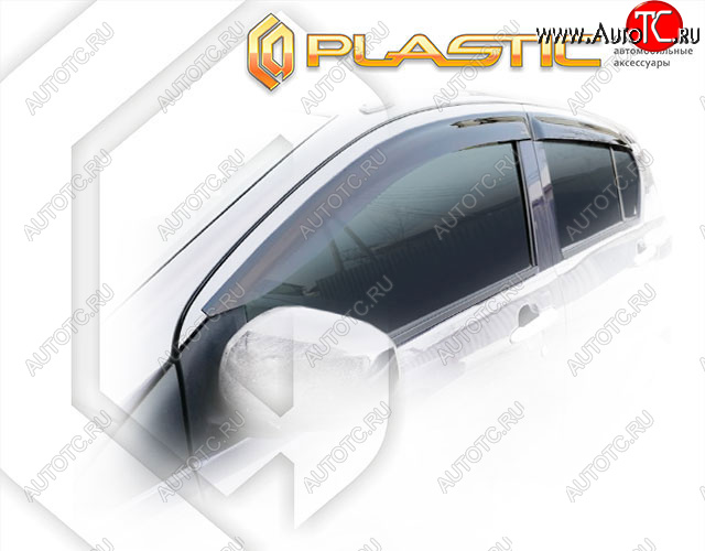 2 049 р. Ветровики дверей CA-Plastic  Toyota Pixis Epoch  LA300A, LA310A  (2012-2013) хэтчбек 5 дв. дорестайлинг (Classic полупрозрачный)  с доставкой в г. Тольятти