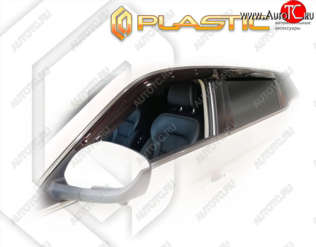 2 099 р. Ветровики дверей CA-Plastic  Geely Atlas Pro  NL3 (2019-2025) (Classic полупрозрачный)  с доставкой в г. Тольятти