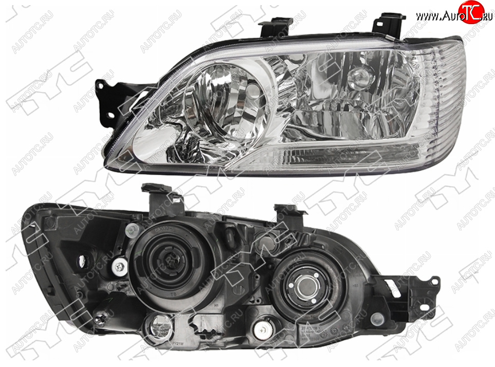 9 599 р. Левая фара (под 2 лампочки) TYC Mitsubishi Lancer Cedia 9 CS универсал (2000-2003)  с доставкой в г. Тольятти