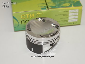 20 999 р. Поршни (VolksWagen 2,0 CZPA под палец 23/51мм кольца 1,2/1,5/2,0) СТИ  Audi A3 (8VS седан,  8VA хэтчбэк 5 дв.,  8V1,  8Y седан,  8Y хэтчбэк 5 дв.), Q2 (GA), Seat Ateca 5FP, Skoda Ateca (5FP), Volkswagen Passat (B8,  B8.5), T-Roc (универсал), Tiguan (Mk2) (диаметр поршня: 82.5 мм)  с доставкой в г. Тольятти. Увеличить фотографию 2