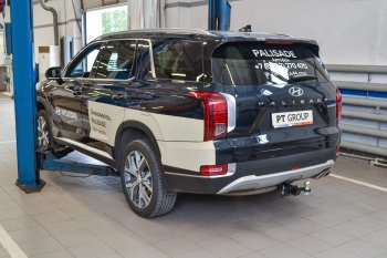 17 999 р. Фаркоп (быстросъемный квадрат) Petroil Tuning Hyundai Palisade LX2 (2018-2022)  с доставкой в г. Тольятти. Увеличить фотографию 2