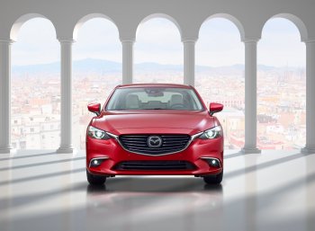 12 999 р. Капот BodyParts Mazda 6 GJ дорестайлинг седан (2012-2015) (Неокрашенный)  с доставкой в г. Тольятти. Увеличить фотографию 2