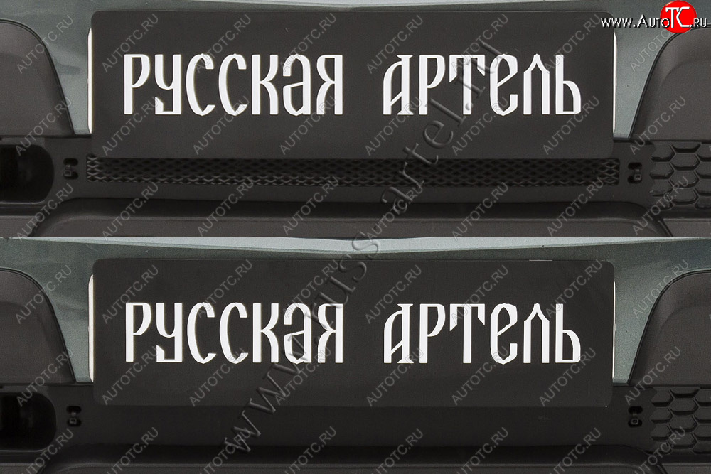 1 669 р. Комплект защиты (сетка и зимняя заглушка) в передний бампер Русская Артель Chevrolet Niva 2123 рестайлинг (2009-2020)  с доставкой в г. Тольятти