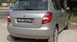 1 209 р. Реснички на фонари RA Skoda Combi универсал (2010-2013) (Неокрашенные)  с доставкой в г. Тольятти. Увеличить фотографию 2