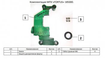 11 749 р. Замок КПП FORTUS 6MT Skoda Kodiaq NU7 дорестайлинг (2017-2021)  с доставкой в г. Тольятти. Увеличить фотографию 3