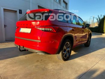 22 699 р. Фаркоп Aragon.(шар V) Skoda Kodiaq NU7 дорестайлинг (2017-2021)  с доставкой в г. Тольятти. Увеличить фотографию 7