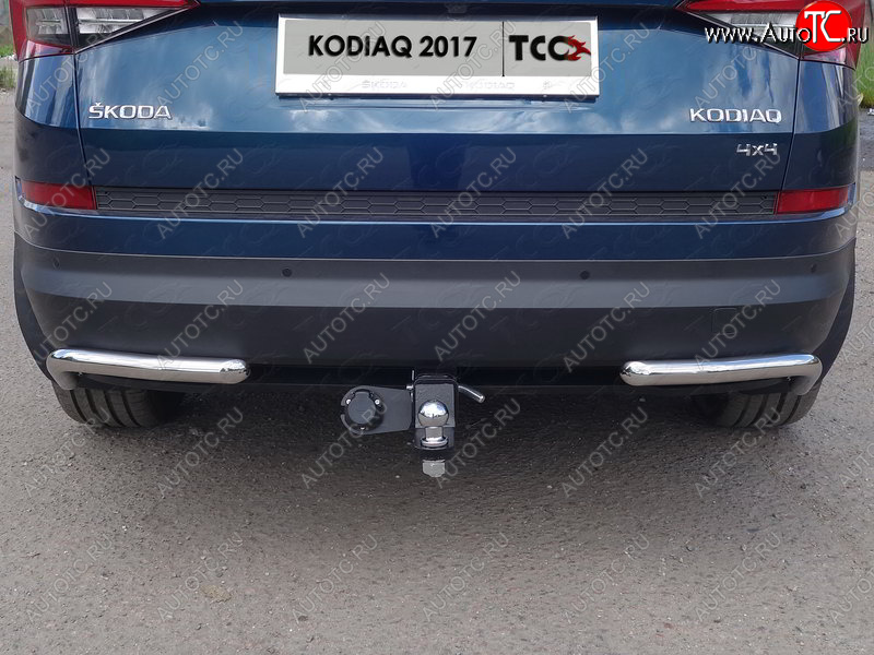 1 000 000 р. Фаркоп (тягово-сцепное устройство) TCC  Skoda Kodiaq  NU7 (2017-2021) дорестайлинг (Оцинкованный, шар E )  с доставкой в г. Тольятти