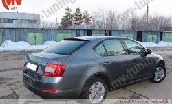 4 649 р. Козырёк на заднее стекло RS  Skoda Octavia  A7 (2012-2017) дорестайлинг лифтбэк (Неокрашенный)  с доставкой в г. Тольятти. Увеличить фотографию 6