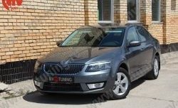 1 149 р. Комплект ресничек на фары Sport Skoda Octavia A7 дорестайлинг лифтбэк (2012-2017) (Неокрашенные)  с доставкой в г. Тольятти. Увеличить фотографию 3