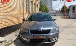 1 999 р. Вставки в нижнюю часть бампера в стиле RS Skoda Octavia A7 дорестайлинг лифтбэк (2012-2017) (Неокрашенные)  с доставкой в г. Тольятти. Увеличить фотографию 2