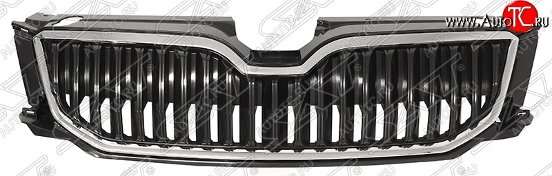 3 699 р. Решётка радиатора SAT Skoda Octavia A7 дорестайлинг лифтбэк (2012-2017) (Неокрашенная)  с доставкой в г. Тольятти