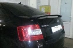 3 699 р. Лип спойлер RS Style Skoda Octavia A7 дорестайлинг лифтбэк (2012-2017) (Неокрашенный)  с доставкой в г. Тольятти. Увеличить фотографию 3