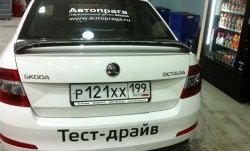 2 649 р. Спойлер LitCompany Skoda Octavia A7 дорестайлинг лифтбэк (2012-2017) (Неокрашенный)  с доставкой в г. Тольятти. Увеличить фотографию 6